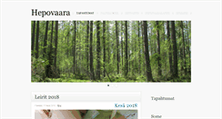 Desktop Screenshot of hepovaara.com